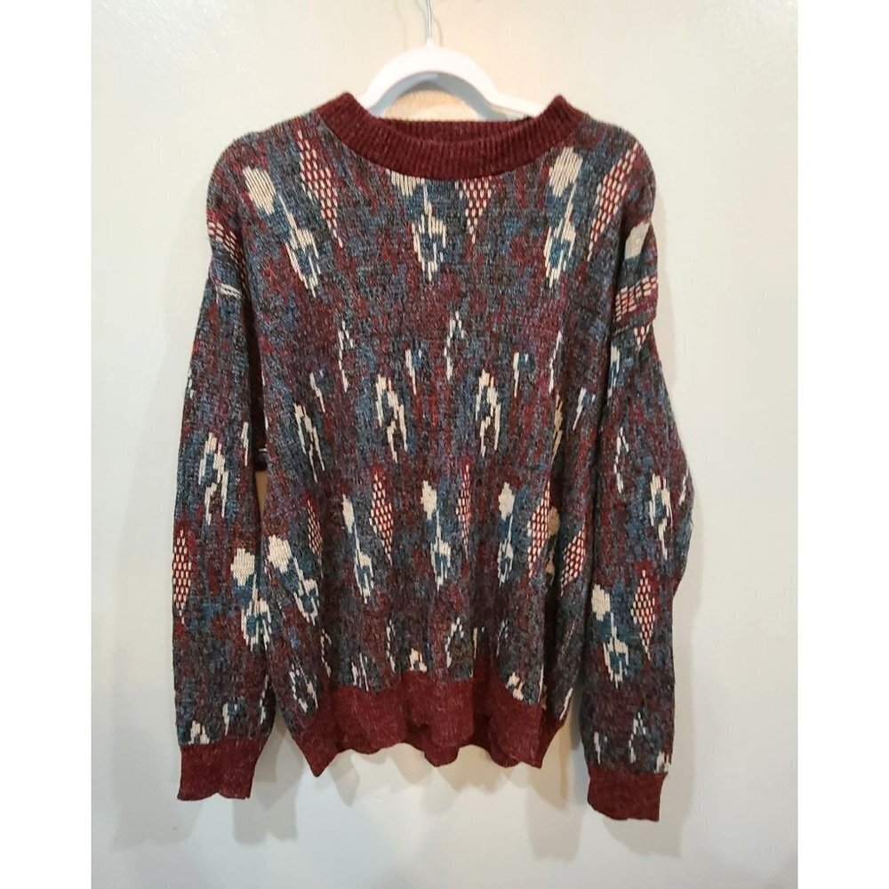 Vintage Pine State Sweater Men's Large Grandpacore Bill Crosby 90's Winter Fall